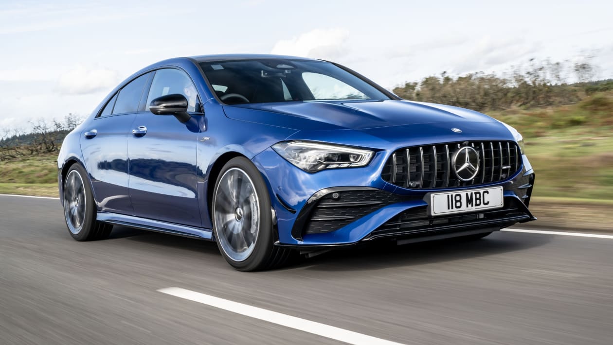 MercedesAMG CLA 35 Coupé 2024 review Audi S3 rivals gains mild